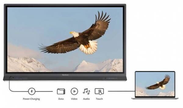ビューソニックジャパンは学校でのICT化や企業のニューノーマル化に対応する、大型インタラクティブフラットパネルディスプレイを、日本市場に新たに導入