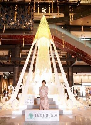 ディズニープリンセスとタイアップしたグランフロント大阪のクリスマス