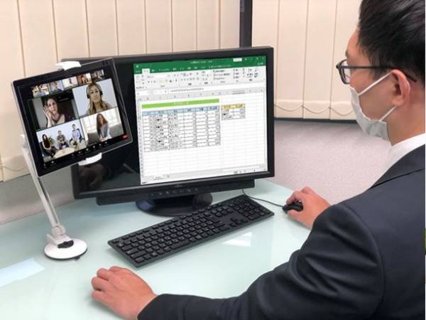 タブレットをまるでサブPCのように使える！【タブレットアームスタンドS2C】の一般販売を開始！