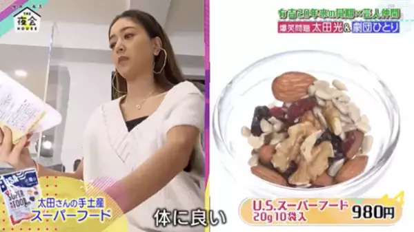 【メディア掲載のお知らせ】TBSテレビ『櫻井・有吉THE夜会 2時間スペシャル(2021年11月11日(木)放映回)』で3G CAREの人気商品「U.S.スーパーフード(ミックスナッツ)」が放映されました！