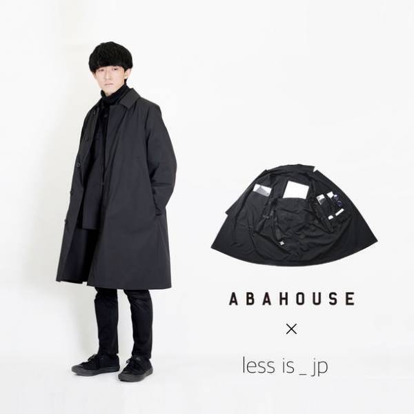 ミニマリストしぶ×ABAHOUSE「カバンを持たないコート」2021年12月上旬発売