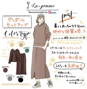 内田理央もテンションアップ！「また可愛いの来た～♪」ソフトでストレッチが効いたパーカー＆スカートのダンボール セットアップ！TOKYO FM「Qoo10 presents 内田理央の明日、なに着よ？」