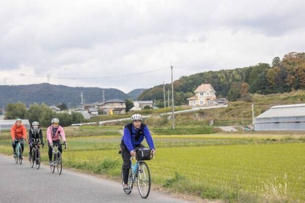 神戸農村サイクルツーリズム実証事業　神戸農村の魅力を体験「モニターサイクリングツアー」を実施　「国宝を有する文化遺産・太山寺とじっくり愉しむ珈琲焙煎体験」に密着！