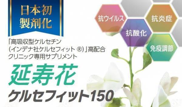 ＜日本初製剤化＞新型コロナウイルス感染後の発症リスクを大幅低減！臨床試験で、感染後の重症化率0％、死亡率0％を確認した、高吸収型ケルセチンの高配合サプリメントの受注開始