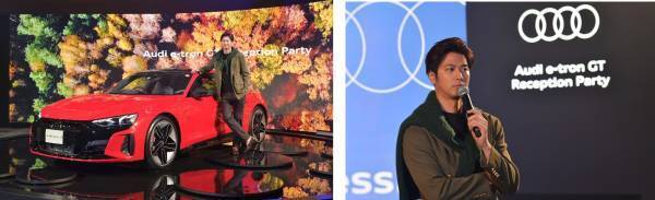 俳優 速水もこみちさん ご登壇　Audi e-tron GT Reception Party