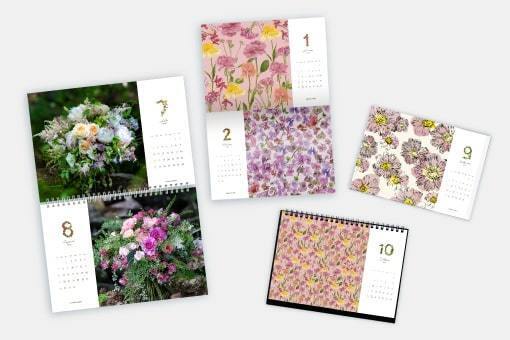 日比谷花壇「花屋さんのお花柄」を人気フォトブックアプリ「Mags Inc.」に提供