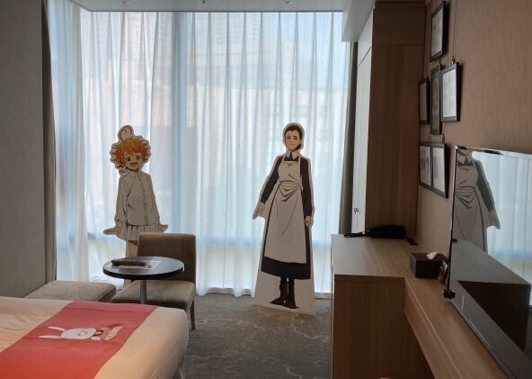 アニメ　『約束のネバーランド』　とのコンセプトルームをホテル京阪 築地銀座 グランデで再販決定！
