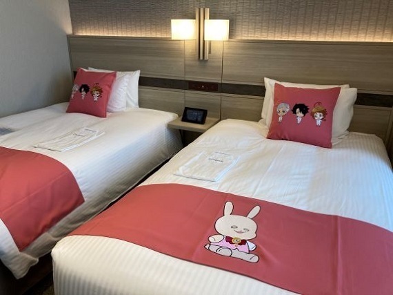 アニメ　『約束のネバーランド』　とのコンセプトルームをホテル京阪 築地銀座 グランデで再販決定！