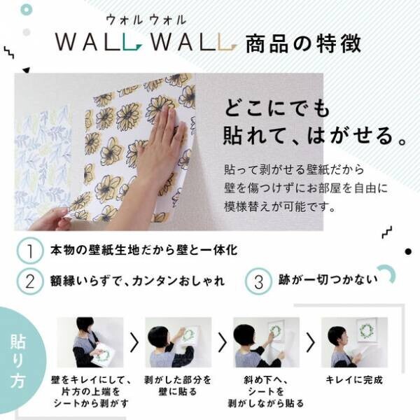 壁で遊ぶ、壁で学ぶ　壁でできるコトをプロデュースするオンラインショップ「WALLWALL」がオープン