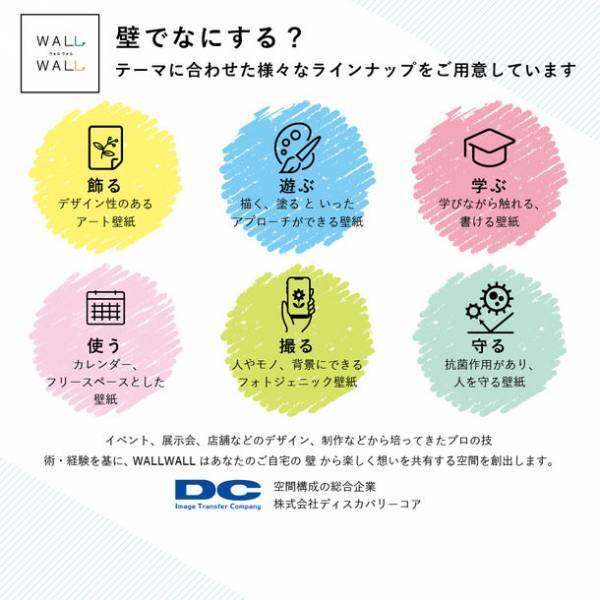 壁で遊ぶ、壁で学ぶ　壁でできるコトをプロデュースするオンラインショップ「WALLWALL」がオープン