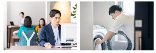 人気の「パジャマスーツ(R)」など、変化するメンズビジネスファッションアイテムについて安心してできる洗濯方法を「お洗濯マイスター」が伝授