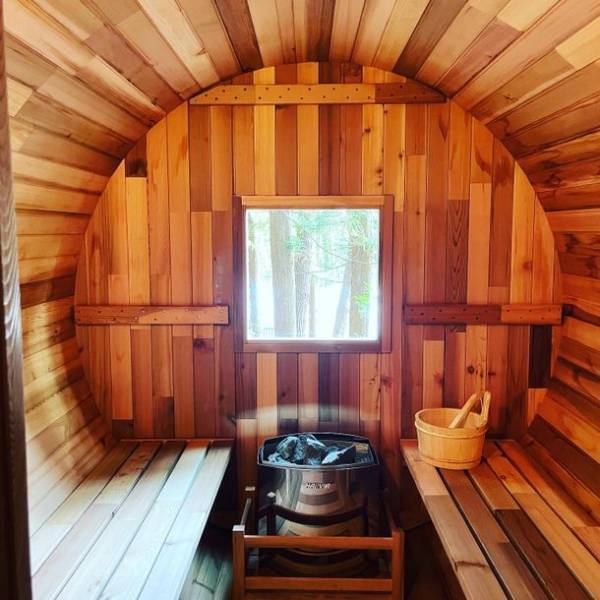 富士山展望グランピング場にバレルサウナとテントサウナ＆キャンプサイトがオープン！