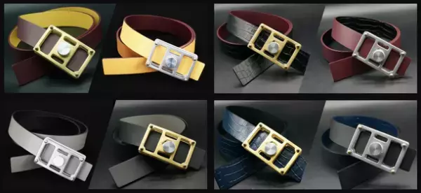 穴がないベルトで体形変化にも対応するサスティナブルな『無段階ベルト』　12月4日に販売開始