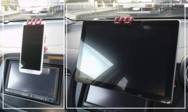 ドライブや渋滞時にも大活躍！片手1秒で取り付けOKなタブレット兼用スマホスタンド『ガリバースタンド2』を発売！　～Makuakeにて受付開始～