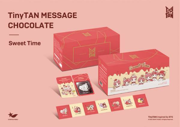 世界で最も甘いメッセージ！「TinyTAN メッセージチョコレート」第2弾