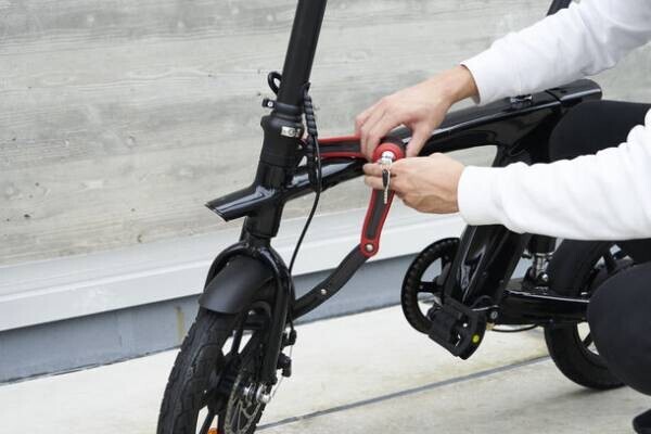 高強度材料を採用した自転車用ロックの予約先行販売をMakuakeにて12月10日に開始