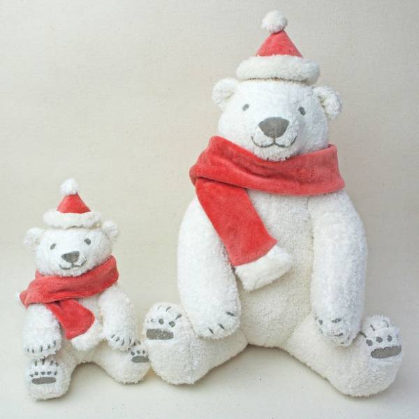「クリスマス限定 ホッキョクグマのぬいぐるみ」を公式通販サイトで12月2日に販売開始！