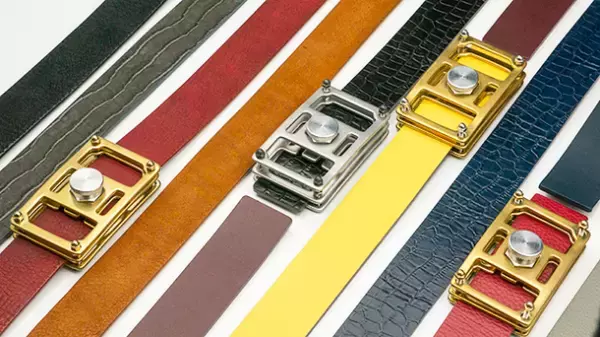 3つの町工場＋デザイナーで実現した新商品　“ベルトが合わない”を解消！穴のない『無段階ベルト』Makuakeサイトで応援購入 12月4日(土)受付開始