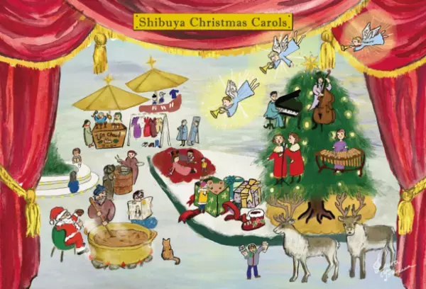 無料ライブ“Shibuya Christmas Carols LIVE!”を渋谷キャスト ガーデンにて12/19(日)開催