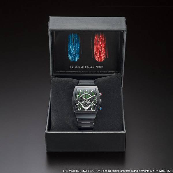『マトリックス レザレクションズ』公開を記念した公式ウォッチが登場！ネオをイメージしたスタイリッシュなデザインのクロノグラフモデル