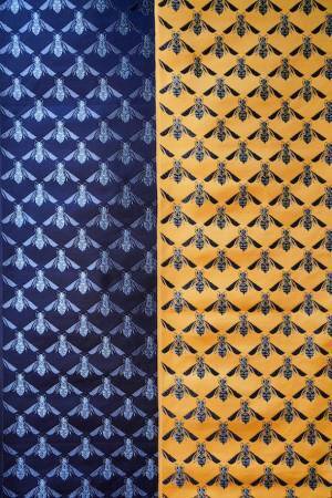 京都発！伝統ある織元2社が取り組むサステナブルな新時代の西陣織　きものブランド『KIEI -貴瑛-』始動！第一弾商品として、絶滅危惧種の色鮮やかなハチ柄の「なごや帯」を発表