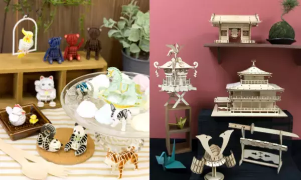 クリスマスや年末年始のギフトにも最適　2022年の干支を木製と紙製の立体パズルに！ki-gu-mi「寅」／si-gu-mi「寅」発売