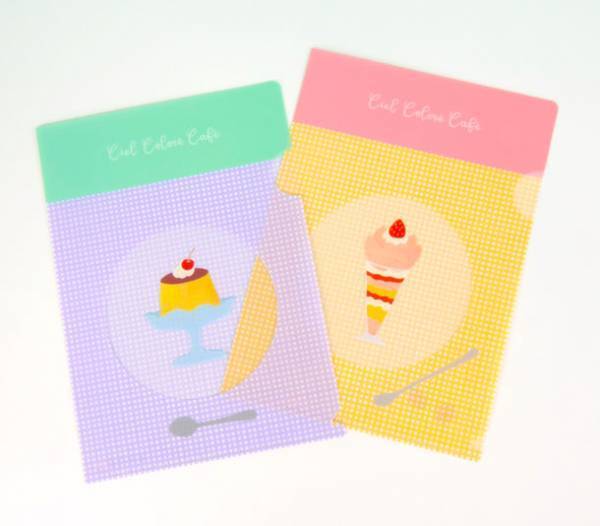 カフェメニューモチーフの文具雑貨を2021年12月発売　つい眺めたくなる、美味しそうなイラスト×パステルカラー　～メモ・シール・サガラ刺繍ポーチなど、全8種 各4柄～