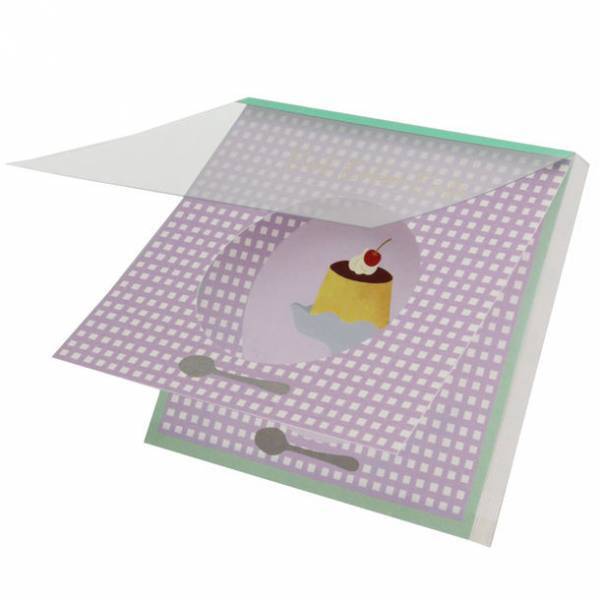 カフェメニューモチーフの文具雑貨を2021年12月発売　つい眺めたくなる、美味しそうなイラスト×パステルカラー　～メモ・シール・サガラ刺繍ポーチなど、全8種 各4柄～