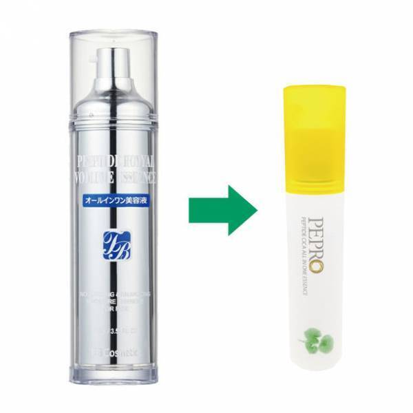 CICA成分と5種類のペプチドを配合　ペプチドシカオールインワンエッセンス