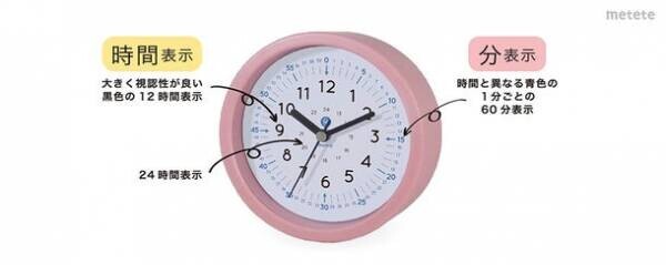 時間感覚と集中力が身につく「こどもの学習時計」が12月に新登場！