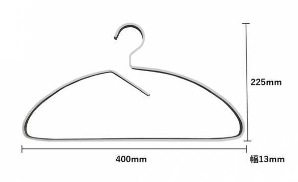 ＜Tシャツだってハンガーに掛ける時代です＞デザインと機能性を両立させた「万能アルミハンガー」　2022年3月9日までクラウドファンディングを受付中！