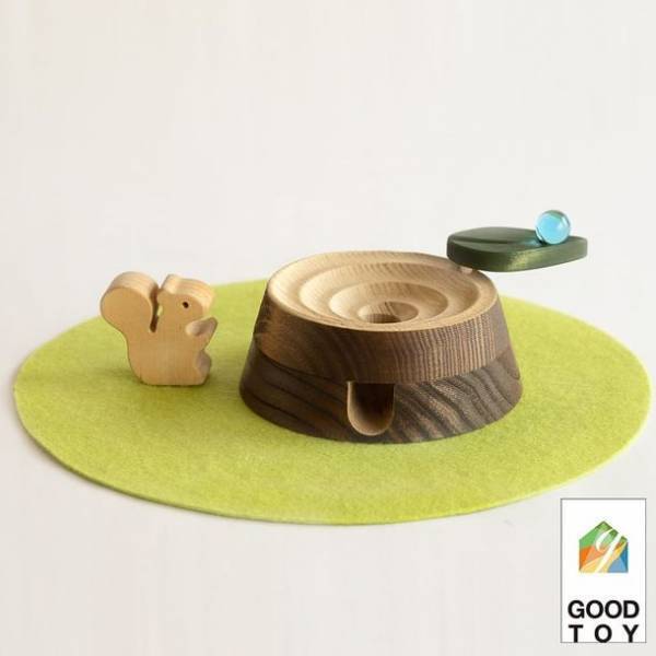 飛騨高山の木工房 オークヴィレッジの国産広葉樹の玩具「しずくの森あそび」「コロコロミニカー パトカー」がグッド・トイ2021を受賞