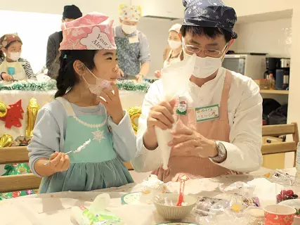 アレルギー物質28品目不使用・米粉パンで絶品スイーツみんなと同じものを同じ場所で子どもに安心と笑顔を届けたい