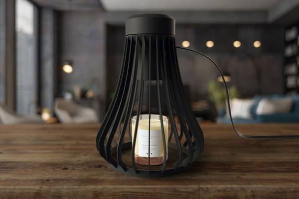 溶けたキャンドルを透した明かりが、柔らかな間接照明に　火を使わないキャンドルウォーマー『Warmthrow DIFFUSA』現在Makuakeにて応援購入総額200万円を突破！2022年2月23日までプロジェクト実施中