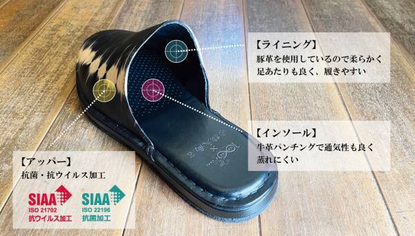 マドラス×橋爪商店 愛知県100周年企業合同企画【有松絞り×レザースリッパ】マクアケにてクラウドファンディングに挑戦！