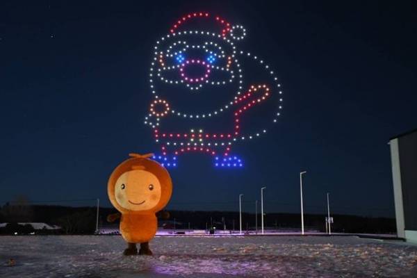 10日間で累計12,300人が来場、参加者の満足度は93.6％！(※)国内最大級300機のドローンを活用した「クリスマスドローンショー2021in上士幌」大盛況に終幕