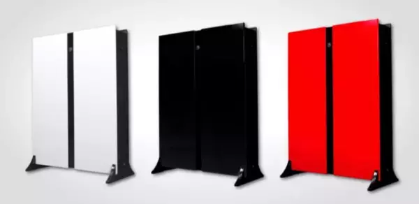 壁掛け可能な空気清浄機「カムフォールド」が抗菌を見える化した抗菌イメージ「ピュアクション柄」とコラボレート！