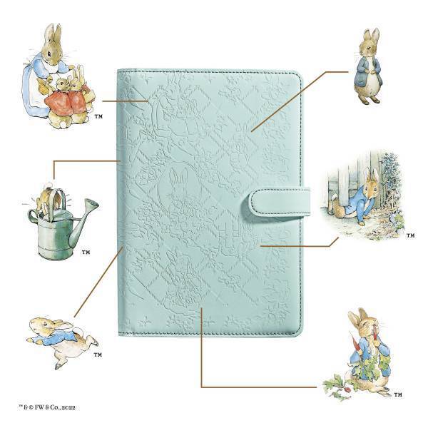 『ピーターラビットのおはなし』絵本出版120周年記念！絵本のイラストを型押したお薬手帳がはさめるウォレット販売開始