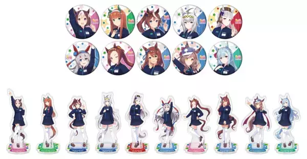 ファミマ×ウマ娘 “美味すぎる” コラボが実現！コンビニエンスストア初、ウマ娘とのコラボフード全13種類発売。「ウマ娘 プリティーダービー1周年キャンペーン」開催！ゴルシのやきそばなど原作をイメージした商品をはじめフレッシュな苺を一粒包んだ「サイレンススズカのいちご大福」など“美味い”を追求したグルメ＆限定グッズが店内を駆け回る！