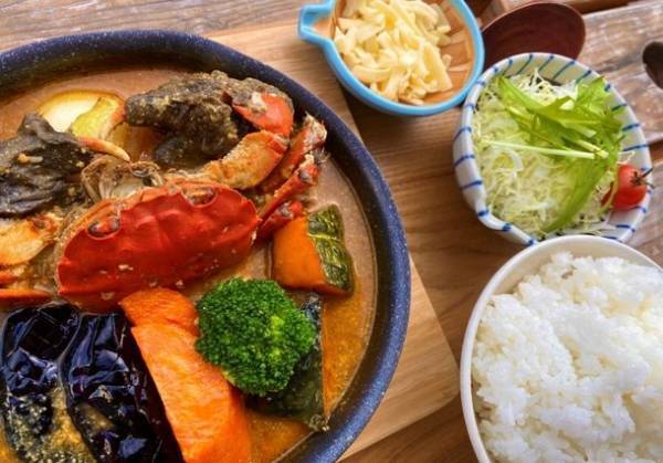 伊豆の名産「ズガニ」がまるまる一杯のった「ズガニスープカレー」新発売！大人気「ズガニ」メニューから待望の新メニューが「道の駅 伊豆月ケ瀬」にて1月16日より新登場