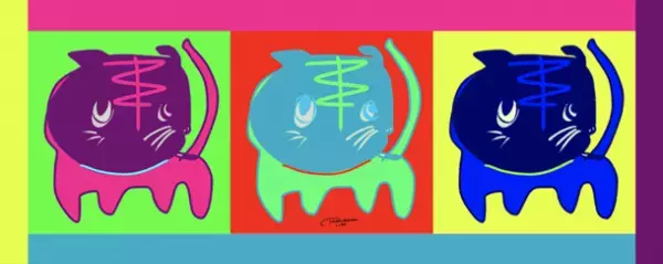 デジタルアーティストTAKUROMAN　ヘアサロンで作品展“トラワレノトラ”を1月8日から開催