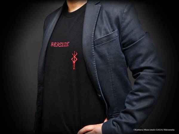 漫画「ベルセルク」の世界観を存分に表現したTシャツ＆「ベヘリット」を立体化したアクセサリー登場！1/30までの期間限定で、ART OF WARにて受注