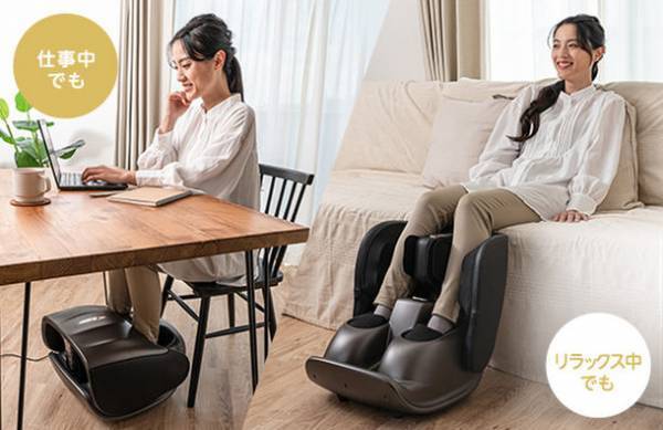 エアー×ローラー×振動 3つのアプローチでマッサージする本格フットマッサージャー TMS70A　2022年2月1日(火)に発売