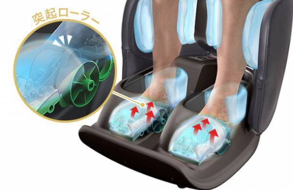 エアー×ローラー×振動 3つのアプローチでマッサージする本格フットマッサージャー TMS70A　2022年2月1日(火)に発売