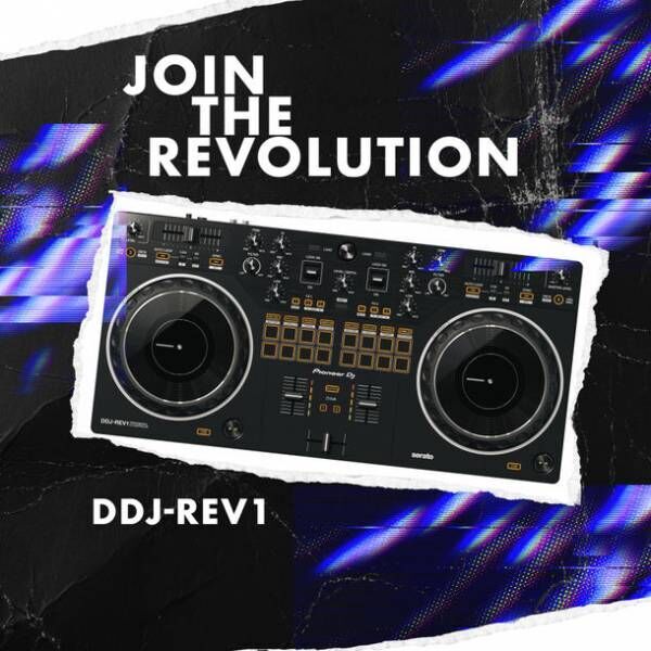 プロフェッショナル仕様のレイアウトでバトルDJのようなスクラッチやクイックミックスが楽しめるSerato DJ Lite対応DJコントローラー「DDJ-REV1」が登場