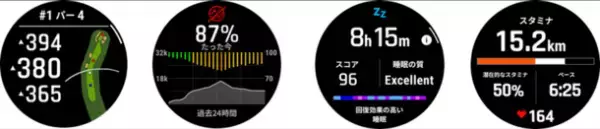 Garmin 色鮮やかで美しいディスプレイによりゴルフ中の視認性も抜群　プレミアムアクティブスマートウォッチ『epix』を1月20日(木)に発売