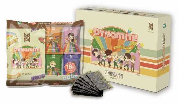 BTS 7人のメンバーが可愛いキャラクターになって誕生した「TinyTAN」から、韓国のり『TinyTAN GIM』が発売