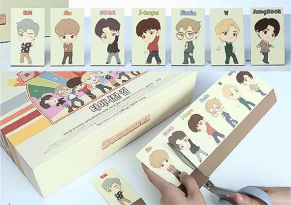 BTS 7人のメンバーが可愛いキャラクターになって誕生した「TinyTAN」から、韓国のり『TinyTAN GIM』が発売