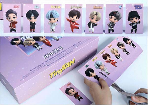 BTS 7人のメンバーが可愛いキャラクターになって誕生した「TinyTAN」から、韓国のり『TinyTAN GIM』が発売
