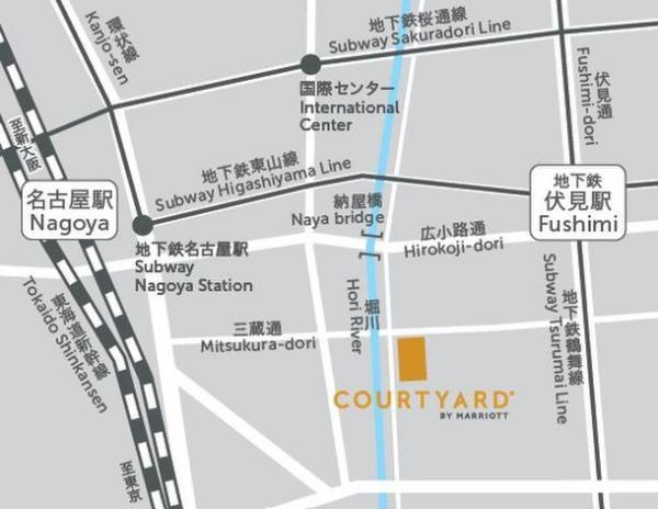 名古屋中心部に全360室の外資系シティホテル「コートヤード・バイ・マリオット名古屋」2022年3月1日開業　最先端AV機器を備えた500名様利用可能なボールルームや宴会場　～1月13日より宿泊予約開始～
